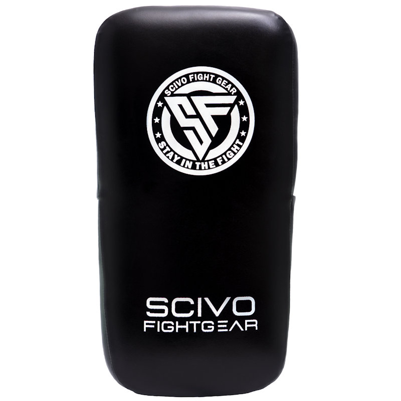 Thai Kick Pads leather (Wit Logo)