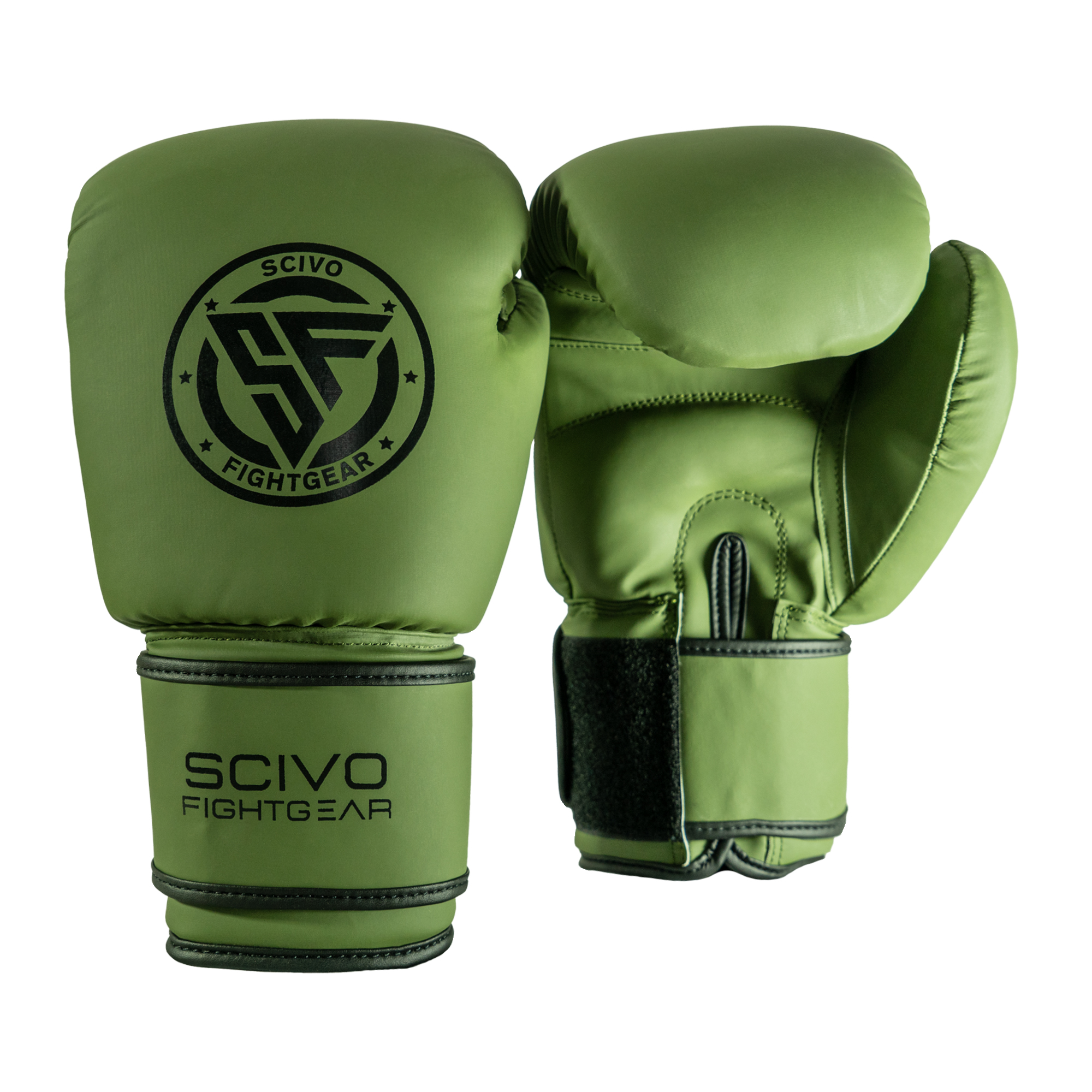 Stealth Kickboxing Gloves PU Green/Black