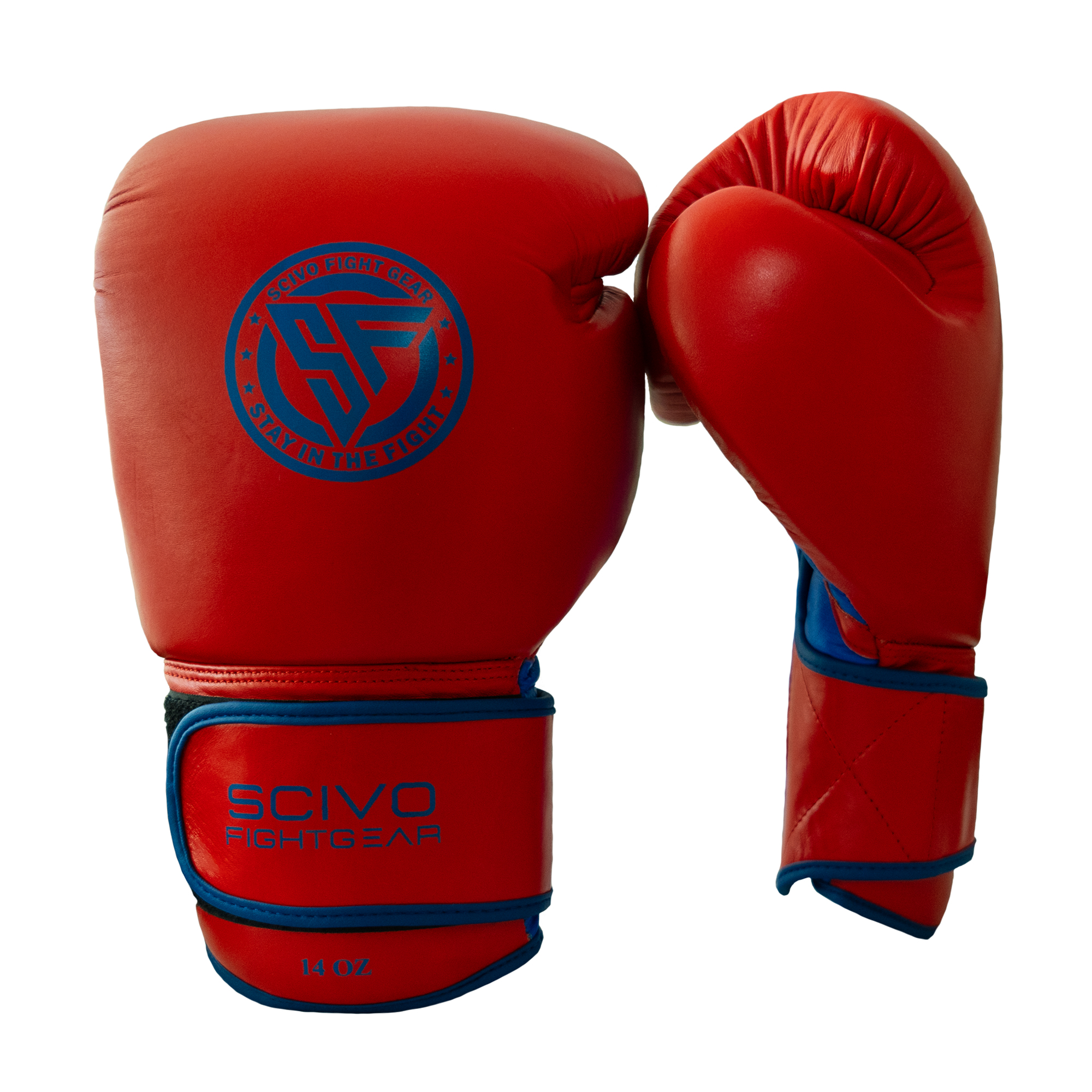 Superman Gloves Leather Red/Blue